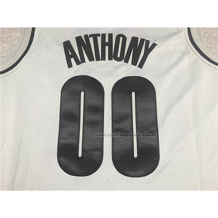 Camiseta Portland Trail Blazers Carmelo Anthony NO 00 Earned 2020-21 Gris